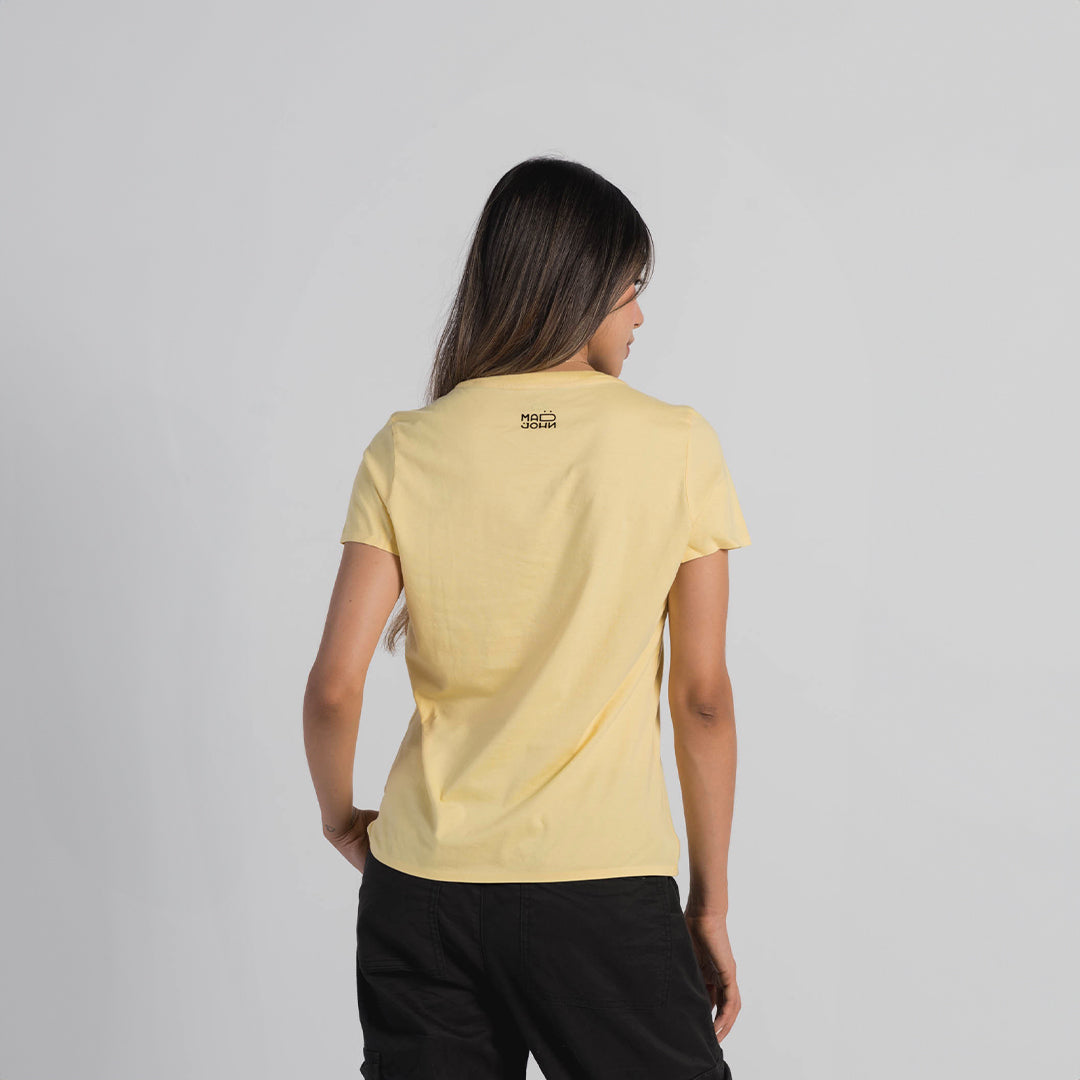 Tshirt Woman Regular Amarillo