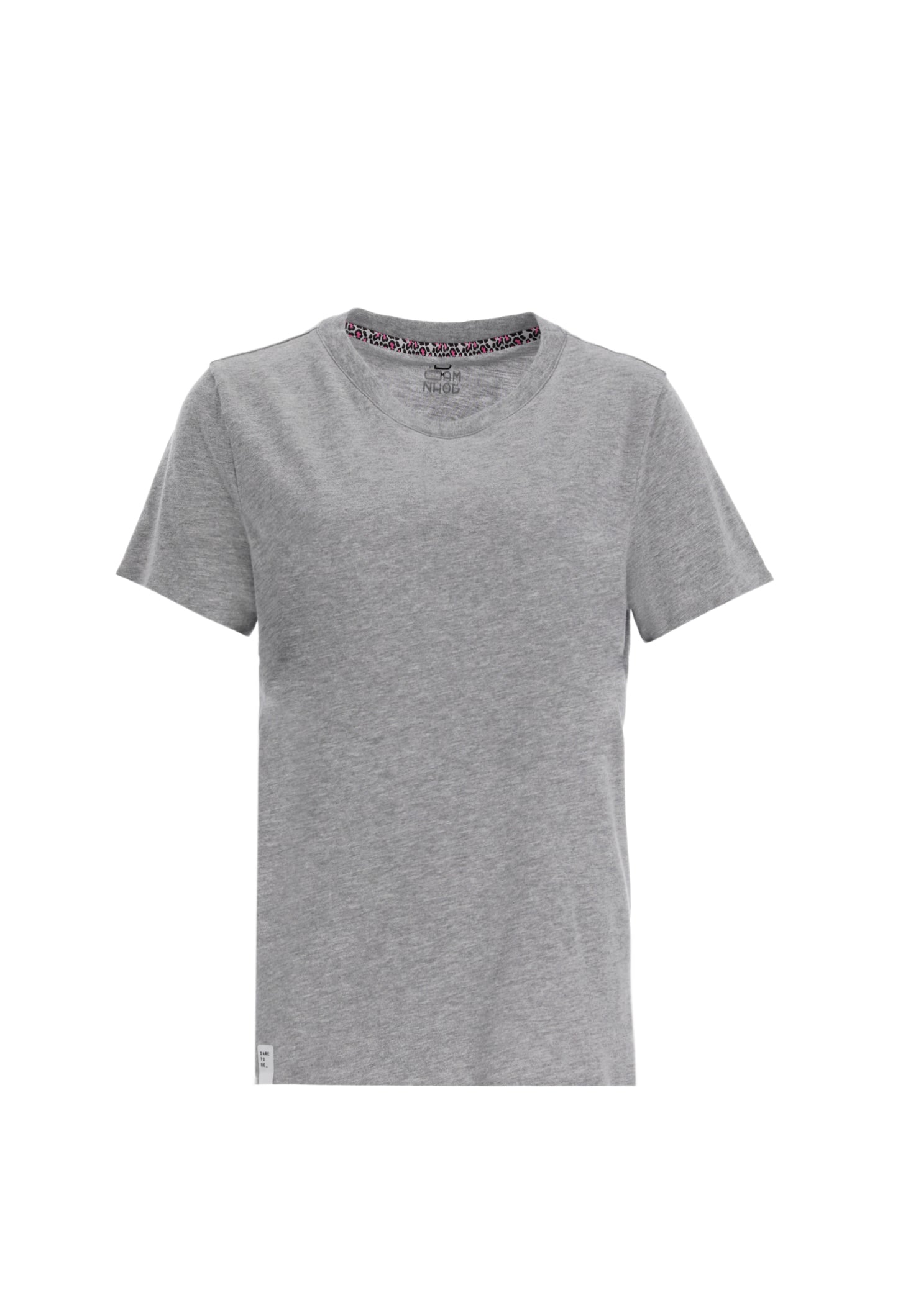 Tshirt Woman Regular Lila Gris Jaspe