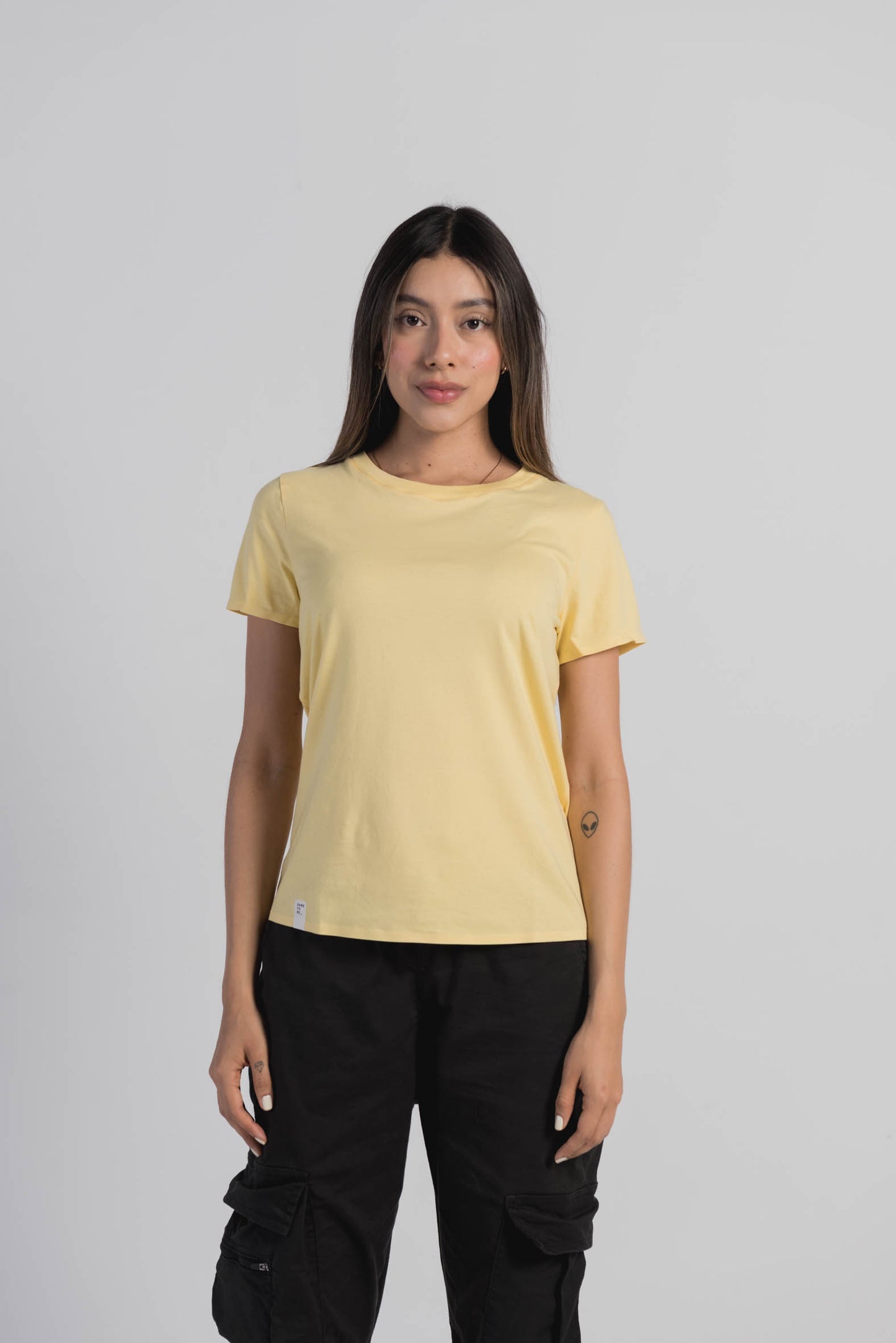 Tshirt Woman Regular Amarillo