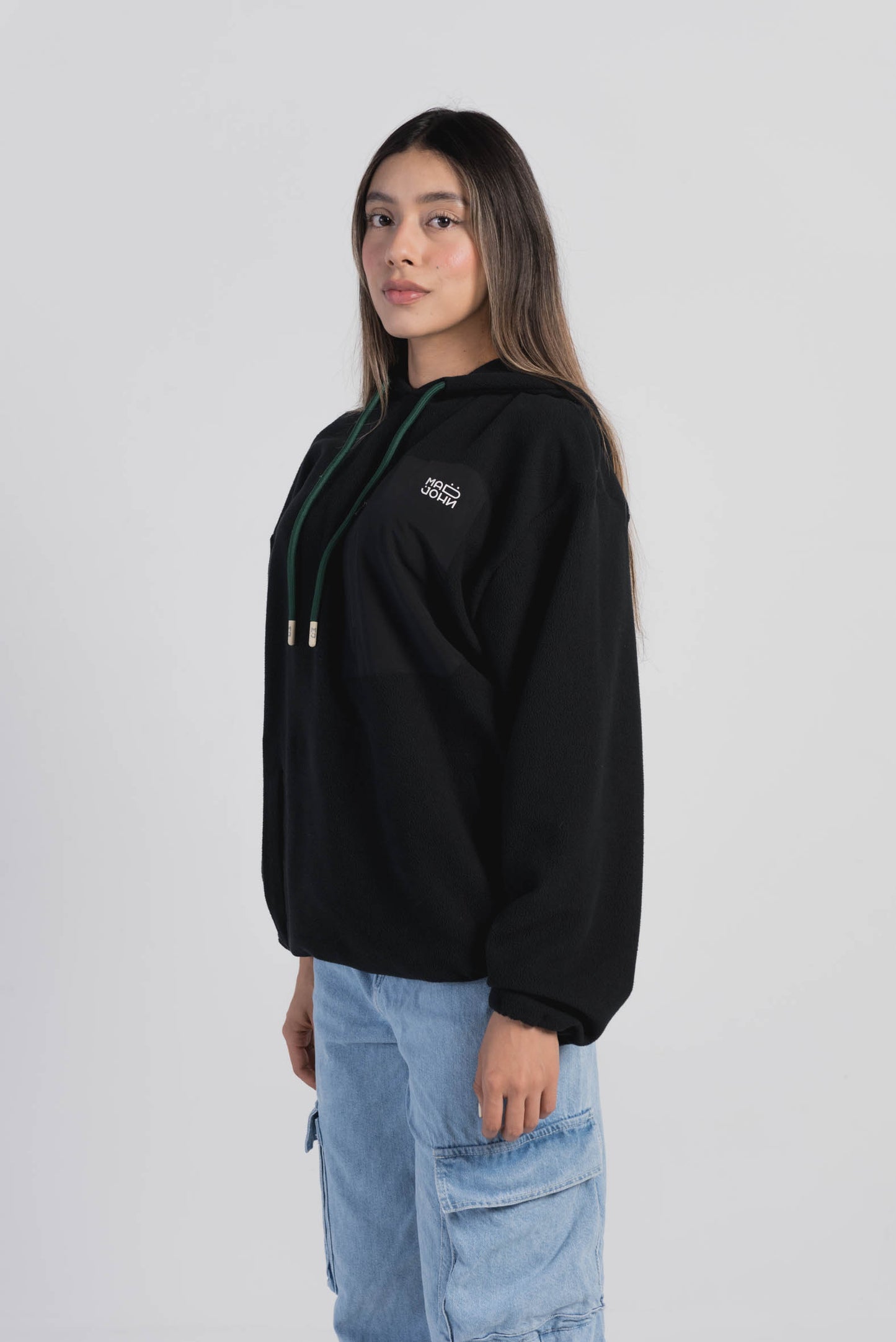 Hoodie Oversized - Unisex Negro