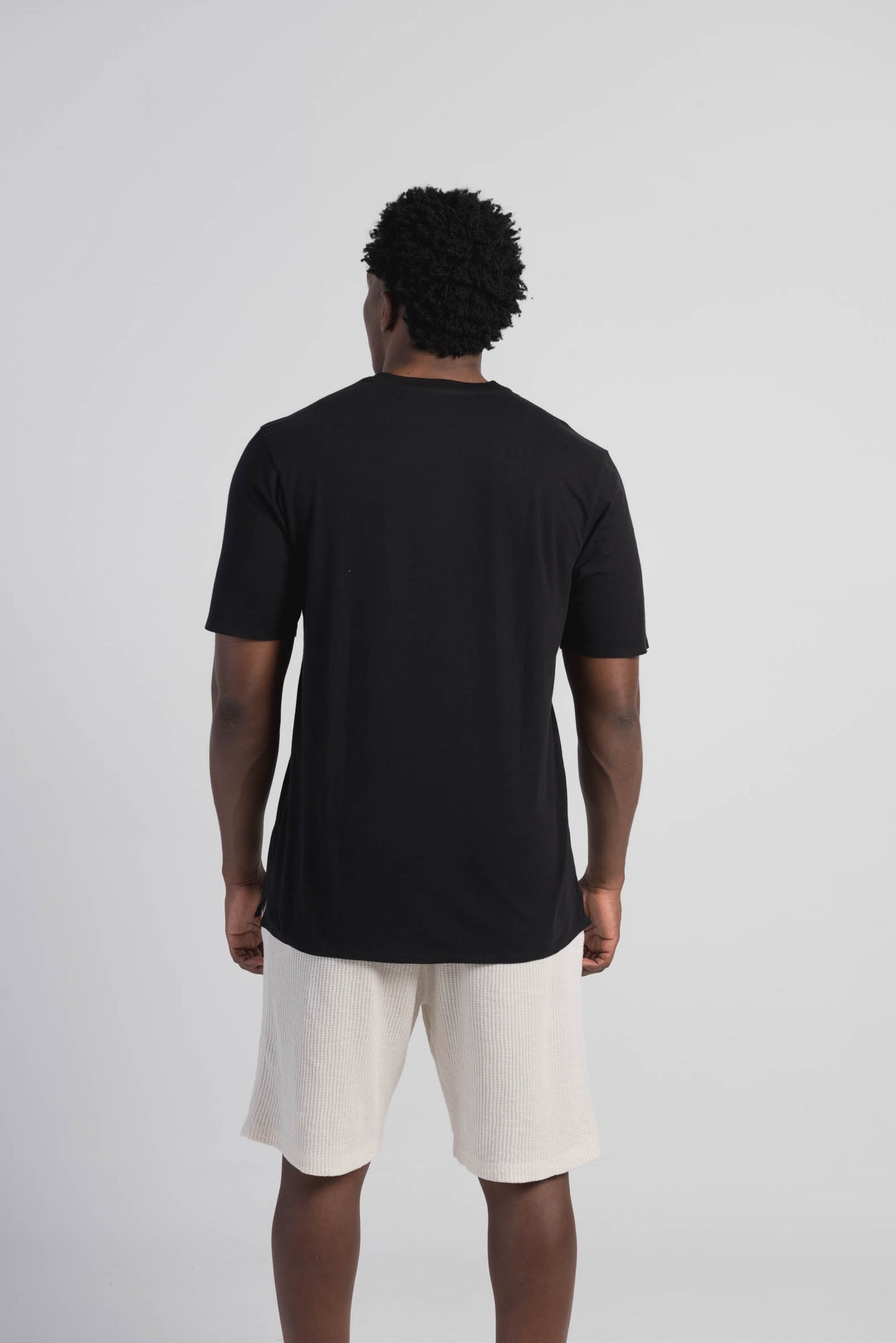 Tshirt Man Regular Negro